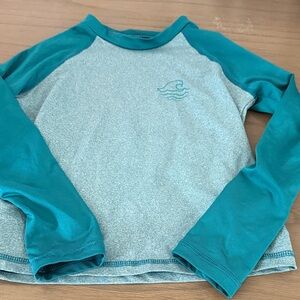 art class Teal Raglan Long-Sleeve Rashguard